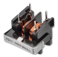 WURTH ELEKTRONIK 744861120 Choke, Common Mode, Power Line, Horizontal, 12 mH, 400 mA, WE-TFCH Series