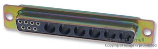 ITT CANNON DCM13W6S Combination Layout D Sub Connector, Combo D D*M Series, DC-13W6, Receptacle, 13 Contacts
