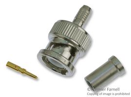 KINGS 755-78-9 RF / Coaxial Connector, BNC Coaxial, Straight Plug, Crimp, 50 ohm, RG58, RG141, Beryllium Copper