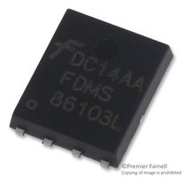 ONSEMI FDMS86103L Power MOSFET, N Channel, 100 V, 49 A, 0.0064 ohm, Power 56, Surface Mount