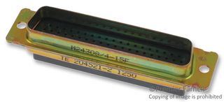 AMP - TE CONNECTIVITY 204509-1 D Sub Connector Housing, 78 Positions, High Density D Sub, DD, AMPLIMITE 90 Series, Plug