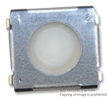 PANASONIC EVQQ2F01W Tactile Switch, EVQQ2 Series, Top Actuated, Surface Mount, Round Button, 100 gf, 20mA at 15VDC