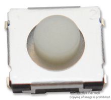 PANASONIC EVQQ2K03W Tactile Switch, EVQQ2 Series, Top Actuated, Surface Mount, Round Button, 130 gf, 20mA at 15VDC