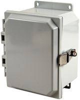 HAMMOND PCJ864LF Carcasa de Plástico, Cubierta con Cerrojo de Metal, con Brida, Tipo 4X, Junction Box, Policarbonato