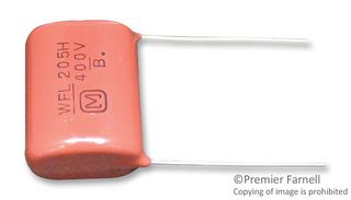 PANASONIC ECWF4205HL General Purpose Film Capacitor, Metallized PP, Radial Box - 2 Pin, 2 µF, ± 3%, 141 V, 400 V