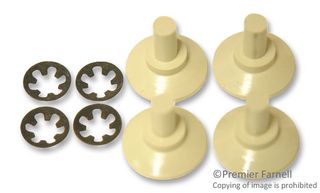 BUD INDUSTRIES PMB-11282 Enclosure Accessory, Universal, Plastibox Style C, Mounting Boss Kit, Enclosures