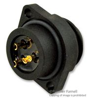 AMPHENOL LTW PWF-03PMMS-SC7001 Circular Connector, Circular Power Connector, PWF (12A) Series, Panel Mount Plug, 3 Contacts