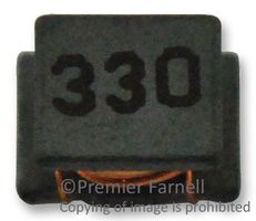 WURTH ELEKTRONIK 744045330 Inductor de Potencia (SMD), 33 µH, 430 mA, No Apantallado, 850 mA, Serie WE-LQ