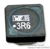 WURTH ELEKTRONIK 7447797360 Power Inductor (SMD), 3.6 µH, 8.2 A, Shielded, 8.5 A, WE-PDF Series