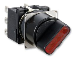 IDEC LB1F-3T24VR Rotary Switch, 3 Position, 2 Pole, 45 °, 100 mA, 125 V, LB Series