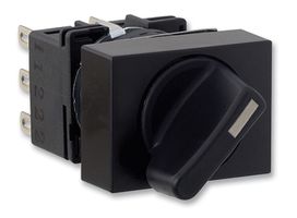 IDEC LB3S-32LT6 Rotary Switch, 3 Position, 2 Pole, 45 °, 5 A, 250 V, LB Series