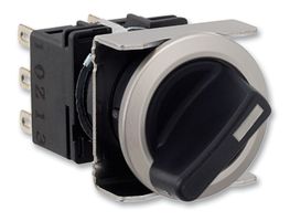 IDEC LB6MS-3LT7 Rotary Switch, 3 Position, 3 Pole, 45 °, 5 A, 250 V, LB Series
