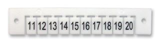 IDEC SV9Z-PW10-H61-70 Relay Accessory, Marking Plate, Marking Plate, IDEC RV8H Series 6mm Interface Relays, RV8H Series