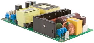 XP POWER ECP225PS24 AC/DC Open Frame Power Supply (PSU), ITE & Medical, 1 Output, 225W @ 7CFM, 150 W
