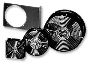 NVENT HOFFMAN A6AXFNPG AC Axial Fan, Compact, 115V, Circular, 162 mm, 38.1 mm, Ball Bearing, 240 CFM