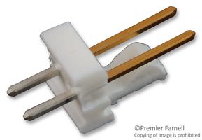 TE CONNECTIVITY - AMP 3-641126-2. Pin Header, Wire-to-Board, 2.54 mm, 1 Rows, 2 Contacts, Through Hole Straight, MTA-100 Series