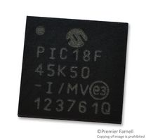 MICROCHIP PIC18F45K50-I/MV 8 Bit MCU, PIC18 Family PIC18FxxK50 Series Microcontrollers, PIC18, 48 MHz, 32 KB, 40 Pins, UQFN