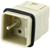 AMPHENOL SINE/TUCHEL C146 10A005 500 12 Heavy Duty Connector, heavymate® Q Series, Insert, 5+PE Contacts, Q5, Plug