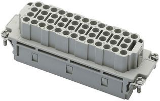 AMPHENOL SINE/TUCHEL C146 10B046 500 10 Conector Uso Rudo, 46+PE, sin Contactos, Serie Heavy Mate EE, Inserto, 47 Contactos, E24