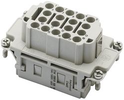 AMPHENOL SINE/TUCHEL C146 10B018 500 10 Heavy Duty Connector, 18+PE, sin Contactos, Serie Heavy Mate EE, Inserto, 19 Contactos, E10