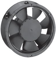 EBM-PAPST AC6200NMU AC Axial Fan, 115V / 230V, Circular, 172 mm, 52 mm, Ball Bearing, 206 CFM