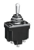 HONEYWELL 11TL1-5 Toggle Switch, (On)-Off-(On), SPDT, Non Illuminated, TL Series, 10 A