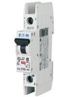 EATON CUTLER HAMMER FAZ-C16/1-NA-SP Guardamotores Termomagnético, Miniatura, Curva C, UL 489, Serie FAZ, 16 A, 1 polos, 48 V, 240 V