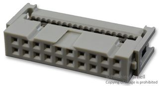 AMPHENOL COMMUNICATIONS SOLUTIONS 842-812-2022-134 Conector IDC, IDC Hembra, Hembra, 2.54 mm, 2 Hileras, 20 Contactos, Montaje de cable