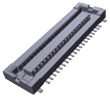 PANASONIC AXT540124 Conector Mezzanine, Receptáculo, 0.4 mm, 2 Líneas, 40 Contactos, Montaje Superficial, Cobre