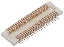 PANASONIC AXK5F80547YG Mezzanine Connector, Receptacle, 0.5 mm, 2 Rows, 80 Contacts, Surface Mount, Copper