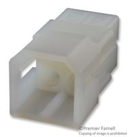 MOLEX 03-09-2049 Connector Housing, Dual Row, Pre-bent Mounting Ears, Standard .093" 2163 Series, Plug, 4 Positions