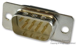 HARTING 09641217800 D Sub Connector, 9 Contacts, Plug, Solder Cup, DE, Steel Body