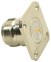 AMPHENOL RF 172195 RF / Coaxial Connector, N Type, Straight Bulkhead Jack, Solder, 50 ohm, Phosphor Bronze