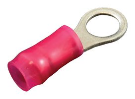 AMP - TE CONNECTIVITY 31887 Terminal de Anillo, M5, #10, 16 AWG, 1.42 mm², Serie PIDG, Rojo