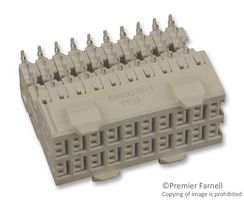 AMP - TE CONNECTIVITY 6469028-1. Connector, Z-PACK Series, 40 Contacts, 2 mm, Receptacle, Press Fit, 4 Rows