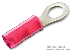 AMP - TE CONNECTIVITY 2-36153-5 Terminal de Anillo, M5, #10, 18 AWG, 0.9 mm², Serie PIDG, Rojo, blanco