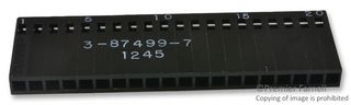 AMP - TE CONNECTIVITY 3-87499-7. Carcasa de Conector, Serie AMPMODU Mod IV, Hembra, 20 Posiciones, 2.54 mm
