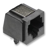 AMP - TE CONNECTIVITY 5569284-1 Modular Connector, RJ45 Jack, 1 x 1 (Port), 8P8C, Cat3, Through Hole Mount