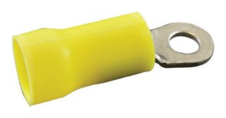 TE CONNECTIVITY - AMP 34852 Ring Tongue Terminal, M3.5, #6, 10 AWG, 6 mm², PLASTI-GRIP Series, Yellow