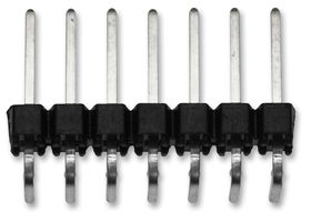 MOLEX 90121-0767 Pin Header, Wire-to-Board, 2.54 mm, 1 Rows, 7 Contacts, Through Hole Right Angle