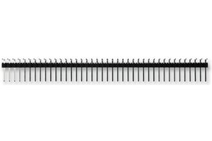 MOLEX 90121-0800 Pin Header, Signal, 2.54 mm, 1 Rows, 40 Contacts, Through Hole Right Angle