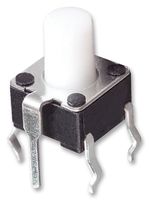 ALCOSWITCH - TE CONNECTIVITY FSM11JH Tactile Switch, FSMJ Series, Top Actuated, Through Hole, Round Button, 160 gf, 50mA at 24VDC