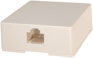 AIM CAMBRIDGE - CINCH CONNECTIVITY 32-2038W Modular Connector, Connection Box, 1 x 1 (Port), 8P, Cat4