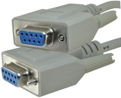 AIM CAMBRIDGE - CINCH CONNECTIVITY 30-9506-77 Cable de Computadora, Receptáculo D-Sub de 9 Posiciones, Receptáculo D-Sub de 9 Posiciones, 6 ft