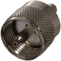 AIM CAMBRIDGE - CINCH CONNECTIVITY 25-7307 RF / Coaxial Connector, UHF Coaxial, Straight Plug, Crimp, RG58, Brass