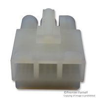 MOLEX 19-09-1039 Connector Housing, UL 94V-2, Standard .093" 3191 Series, Receptacle, 3 Positions, 6.7 mm