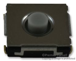 PANASONIC EVQP0Q02Q Tactile Switch, EVQP0 Series, Top Actuated, Surface Mount, Round Button, 100 gf, 20mA at 15VDC