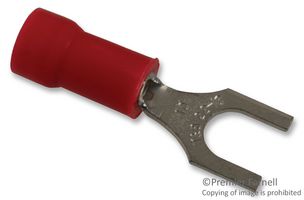 ABB - THOMAS & BETTS 18RA-10F Fork / Spade Tongue Terminal, Sta-Kon RA Series, 22 AWG, 16 AWG, M5, #10