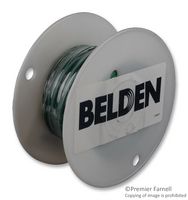 BELDEN 83010 005100 Wire, Hook Up, Hi Temp, PTFE, Green, 16 AWG, 19 x 29AWG, 100 ft