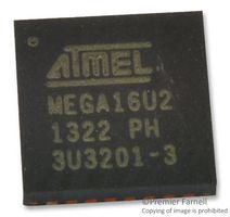 MICROCHIP ATMEGA16U2-MUR 8 Bit MCU, Low Power High Performance, AVR ATmega Family ATmega16 Series Microcontrollers, AVR